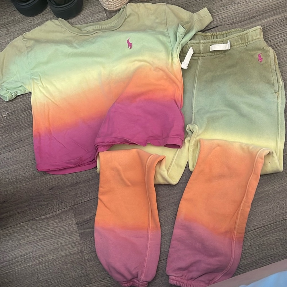 Girls polo outfit